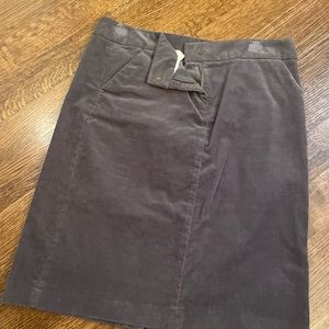 Grey JCrew corduroy pencil skirt. Sz 8